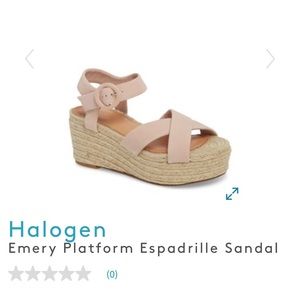 Halogen Emery platform sandal